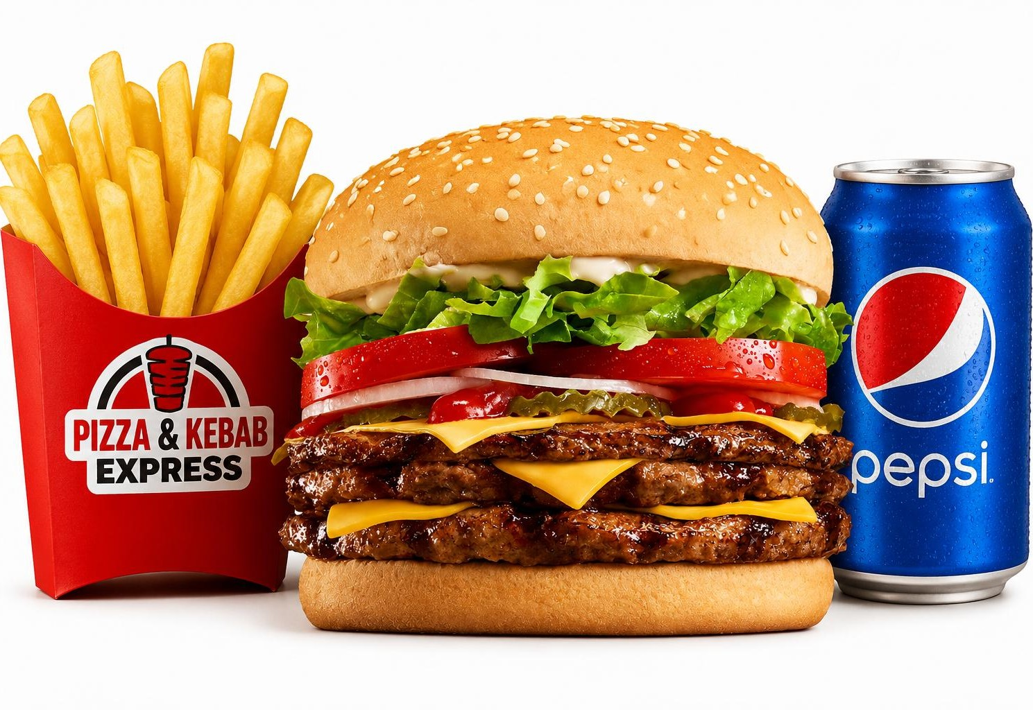 Triple Cheese Burger 