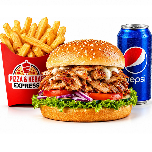 Chicken Shawarma Batch Burger 