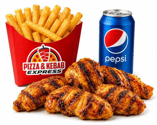 4 Pcs Peri Peri Wings 